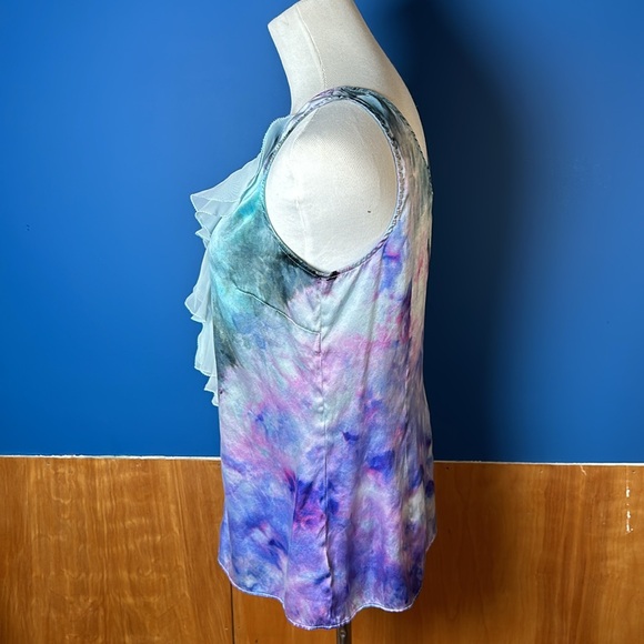Silk Tye dye tank top - Picture 3 of 7